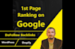 1st page google ranking, comprehensive onpage SEO, keyword ranking