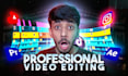 do video editing for instagram reels, youtube shorts and tiktok short form video
