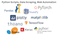 create python scripts, web automation, and data scraping