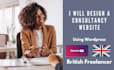 create you an amazing consultancy website using wordpress