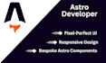 build modern astro js website using tailwind CSS
