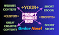 do prompt engineering to create stunning and creative contents