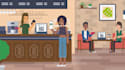 create a 2d animated onboarding and training explainer video