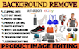 do background remove and product photo editing, reflection shadow