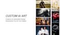create custom ai art using midjourney