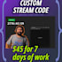 create a custom web based overlay for streamers