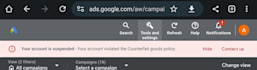 recover your suspended google ads accounts