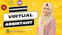 be your fastest and professional admin wordpress website virtual assistant