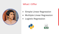 do linear regression and logistic regression analysis using python, excel, r