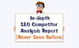 do seo competitor analysis, organic keywords, and backlinks report
