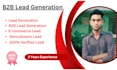 do b2b lead generation, ecommerce leads and recruitment lead