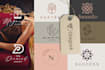 create glamour logo for watch, perfume, cosmetic, fashion, clothing and jewelry