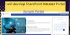 create intranet portal on sharepoint
