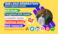 provide targeted b2b lead generation for any industry and linkedin leads