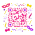 make qr code which store photos