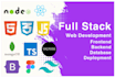 do html css tailwind javascript react js next js node js full stack projects