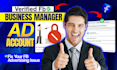 create fresh facebook business manager and ads account bm within 2hr