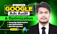 audit google ads account and optimization search campaign