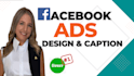 do high converting facebook ads design and caption