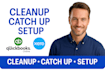 clean up, catch up, and set up quickbooks online or xero