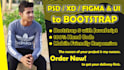 create customize bootstrap website, responsive design
