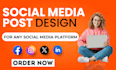 design social media post, facebook ads design, instagram post, banner ads