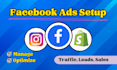 professionally create facebook ads, shopify, and instagram ads