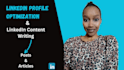 write linkedin content including posts and articles