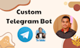 develop a telegram bot using python