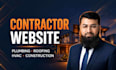 design construction, roofing, plumbing, hvac, and contractor website