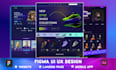 do modern website ui ux design, mobile app ux ui design