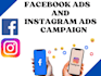 do facebook ads, marketing, fb ads campaign for leads and sales, instagram ads