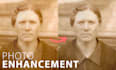 enhance, sharpen, denoise, unblur and upscale low quality photos