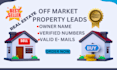 provide you off market property leads with skip tracing