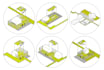 do architectural diagrams and exploded axonometric views