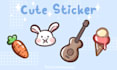 draw cute sticker of anything