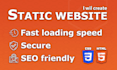 design and create a static website