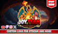 design a pokemon logo for stream, card review and more