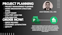 create a professional gantt chart with microsoft project