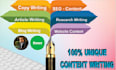 create compelling content and professional copywriting