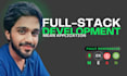 create a mean stack web application development