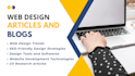 write web or app design articles and blogs, blog posts
