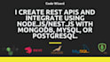 be your backend expert, nodejs, express js, mongodb, sql, postgres
