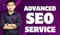 provide advance complete monthly SEO service get website rank top on google