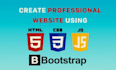 develop web app using html, css,  javascript,  php ,laravel , mysql
