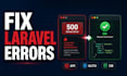fix laravel, PHP, API, authentication, and database errors