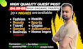 publish do follow guest post with high quality backlinks