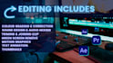 do professional video editing and motion graphics