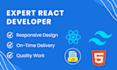 be your expert frontend developer using react, HTML, CSS, and javascript