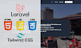 develop website HTML, CSS and js or laravel, js and tailwind CSS